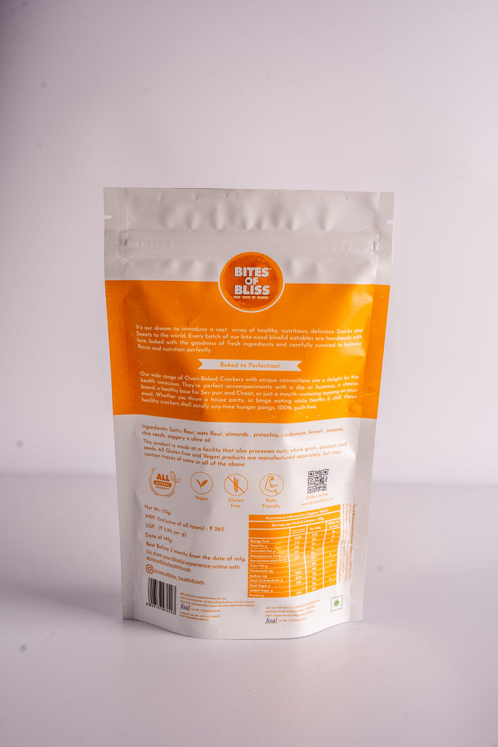 Sattu Almond Pistachio Hi-Protein Biscottis