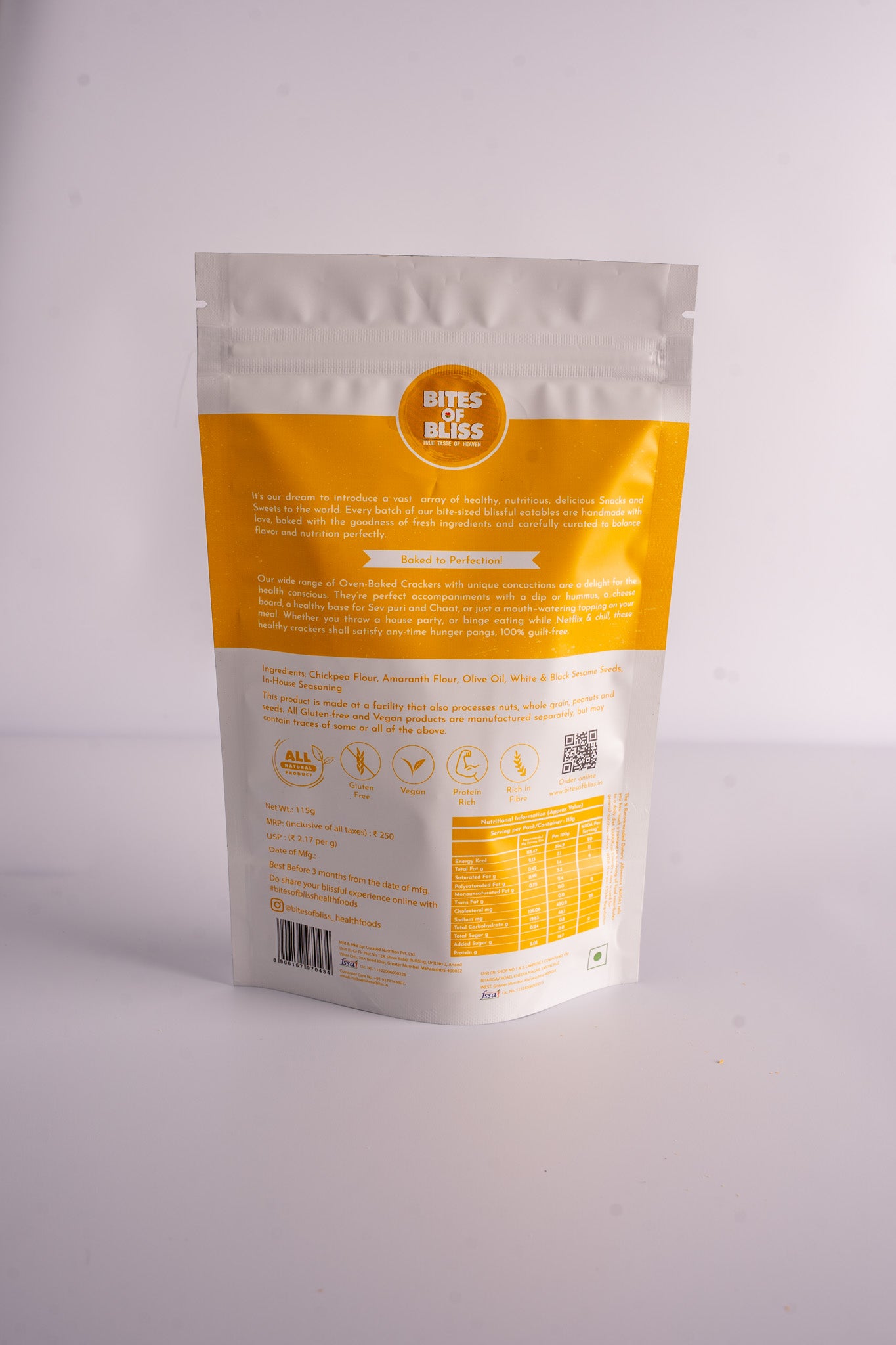 Hi Fibre Protein Crackers – Bites Of Bliss