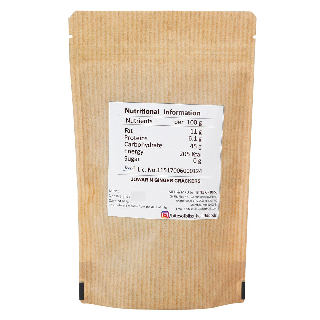 Jowar N Ginger Crackers