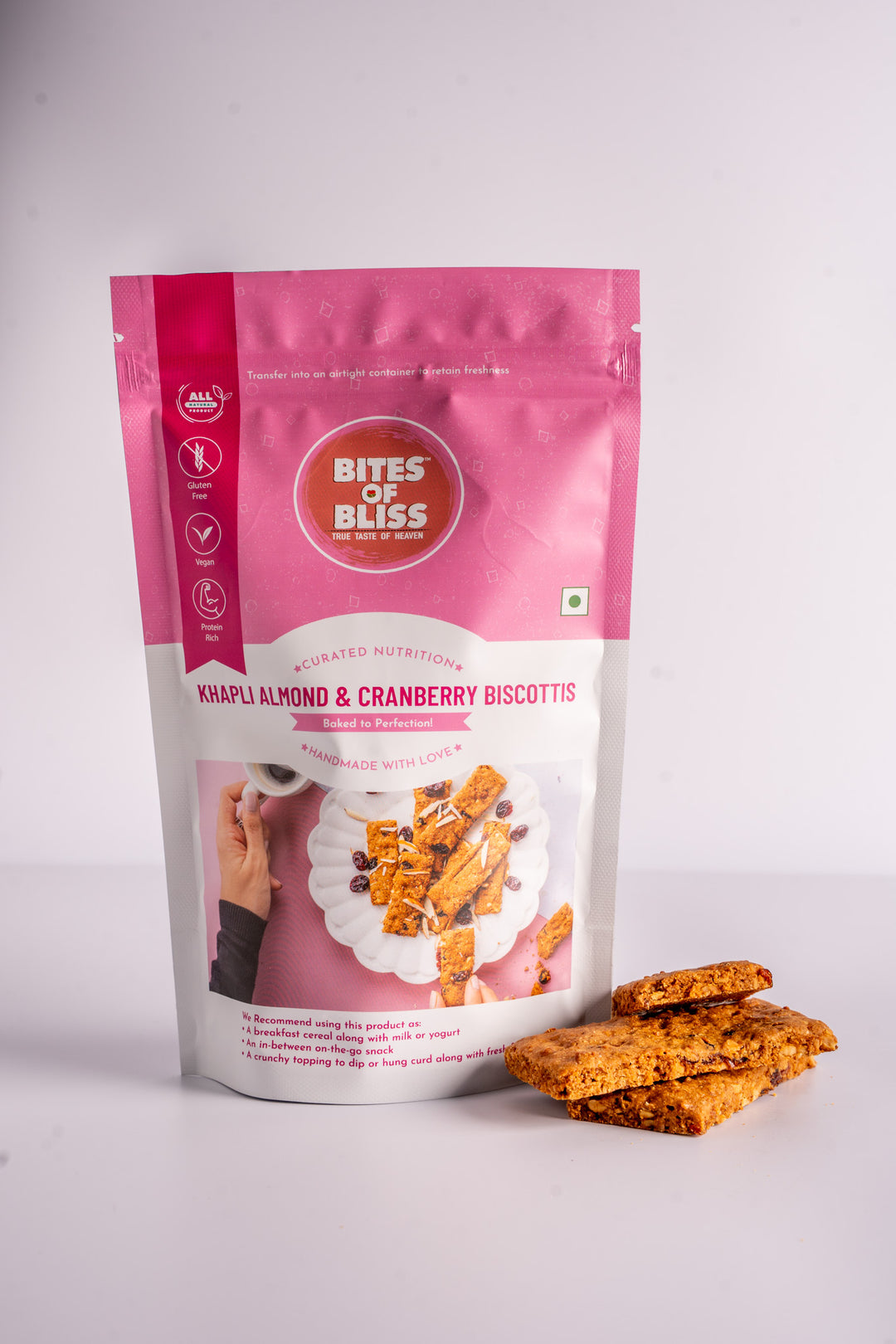 Khapli Almond N Cranberry Biscotti