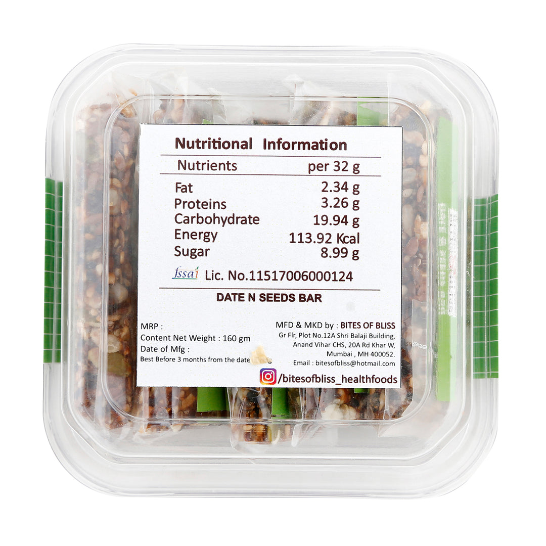 Date N Seeds Bar