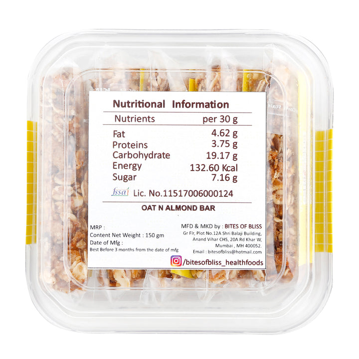 Oat N Almond Bar