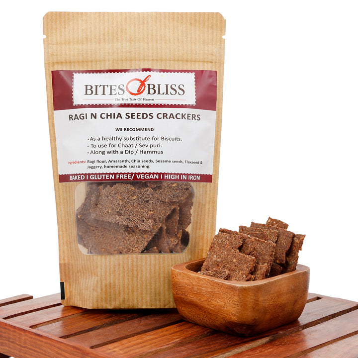 Ragi N Chia Seeds Crackers
