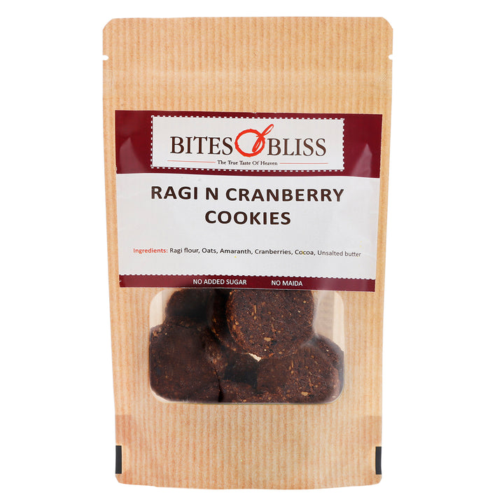 Ragi N Cranberry Cookies