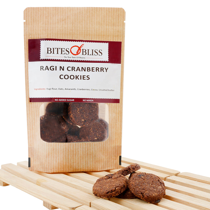 Ragi N Cranberry Cookies