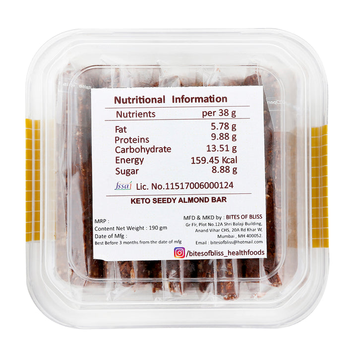 Keto - Seedy Almond Bar