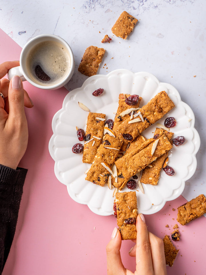 Khapli Almond N Cranberry Biscotti