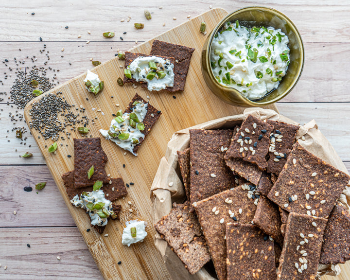 Ragi N Chia Seeds Crackers